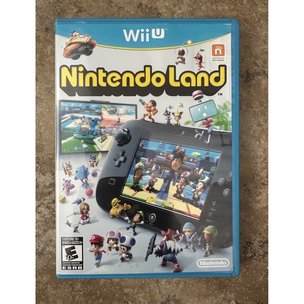 Nintendo Land (Wii U, 2012) Includes Manual